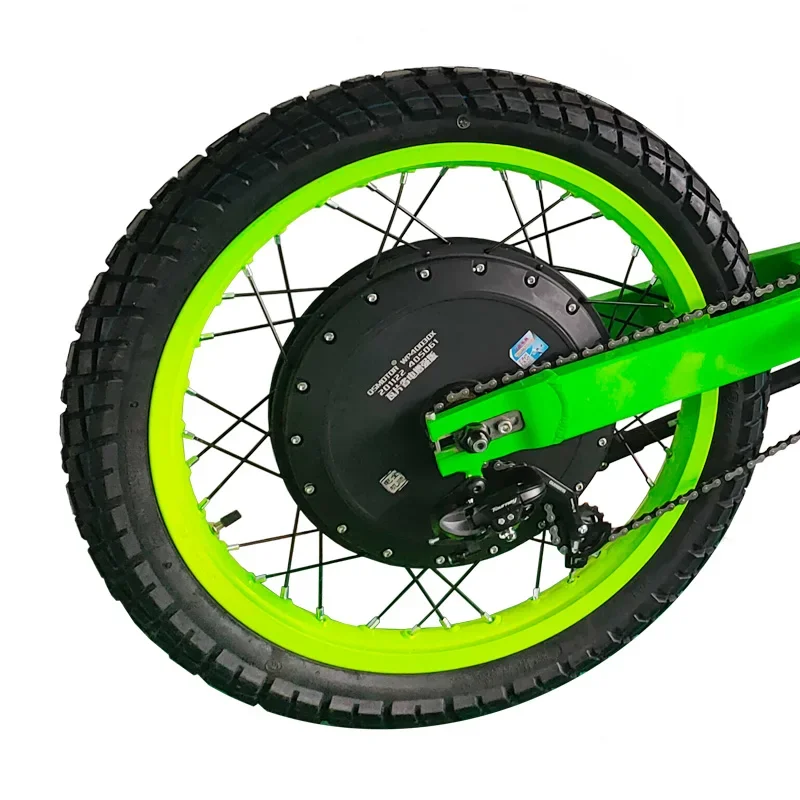 ชุดแปลงมอเตอร์ไซค์/จักรยานไฟฟ้ - 12000W Electric Motorcycle Hub Motor บทวิจารณ์และราคา