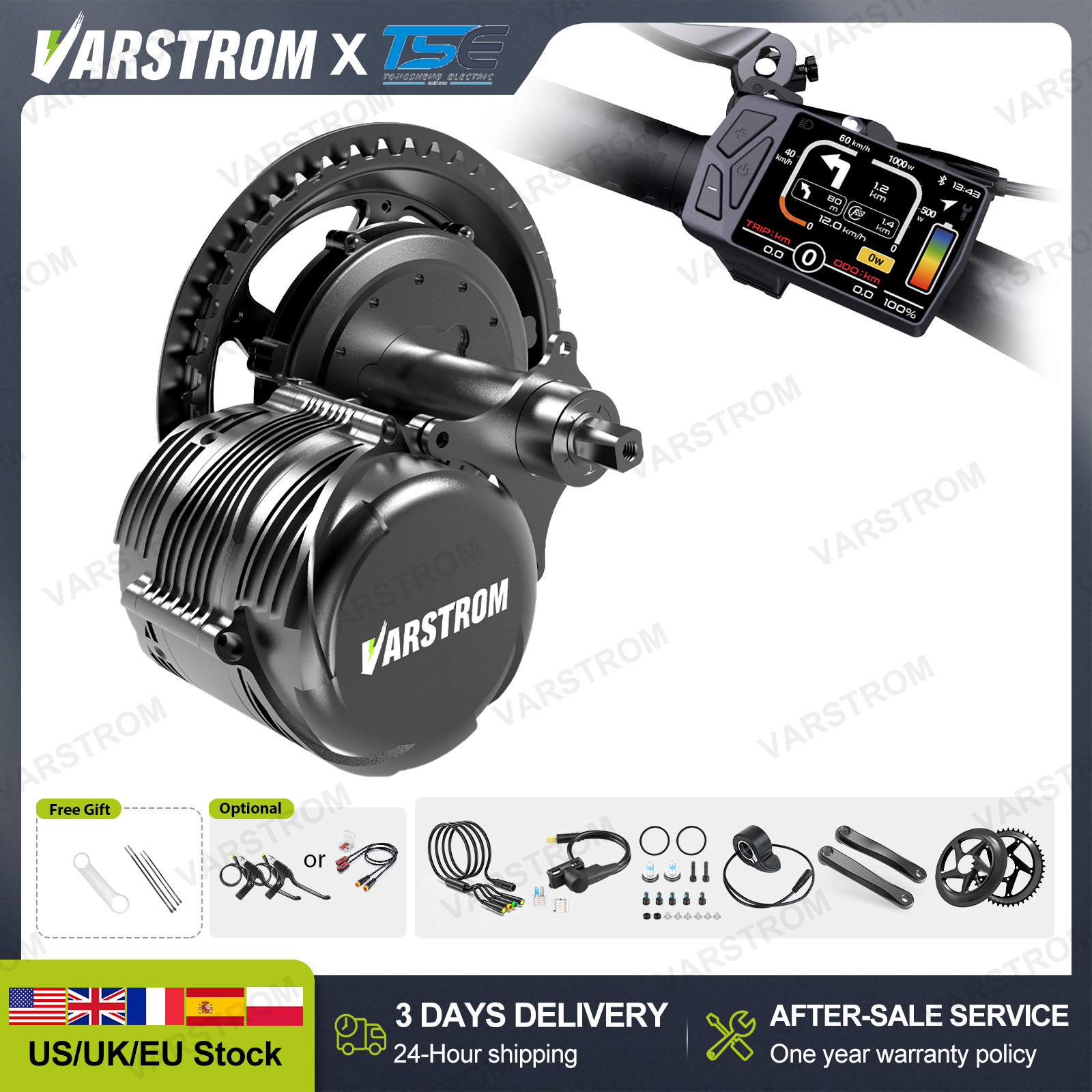 [จัดส่งรวดเร็วภายใน 3 วันในสหร - Mid Drive Conversion Kit 1000W บทวิจารณ์และราคา
